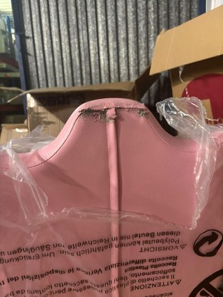 Divano per Bambini con Poggiapiedi Corona Imbottito Rosa