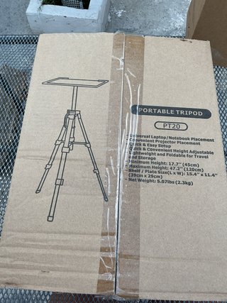 Trípode Portátil PT20 para Portátil/Proyector