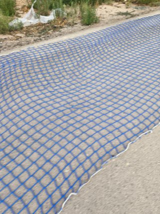 Red de seguridad obra 3.1x10m azul