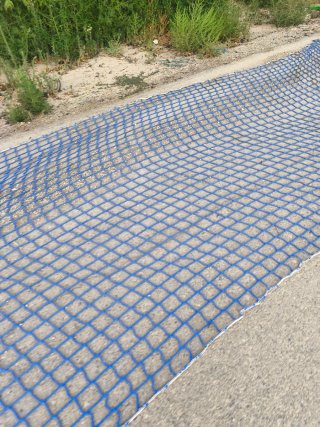 Red de seguridad obra 3.1x10m azul