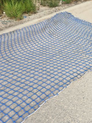 Red de seguridad obra 3.1x10m azul