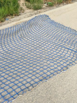 Red de seguridad obra 3.1x10m azul