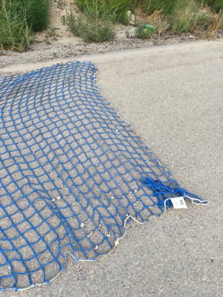 Red de seguridad obra 3.1x10m azul
