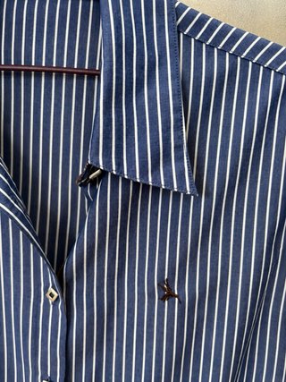 Camisa Lloyd's Rayas Azul y blanco Talla 40