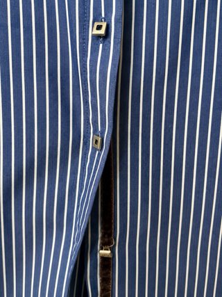 Camisa Lloyd's Rayas Azul y blanco Talla 40