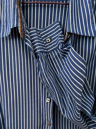 Camisa Lloyd's Rayas Azul y blanco Talla 40