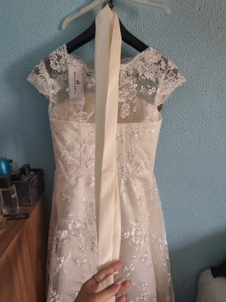 Vestido de Novia Corto Encaje