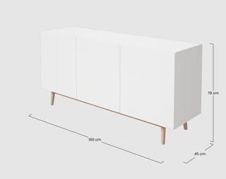 Aparador blanco Maisons du Monde