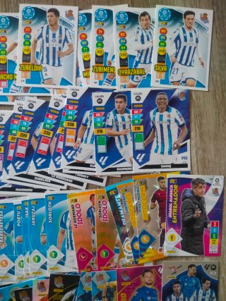 Lote 87 cromos Real Sociedad ADRENALYN
