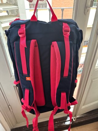 Mochila Quechua 40L Azul/Burdeos