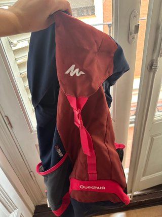 Mochila Quechua 40L Azul/Burdeos