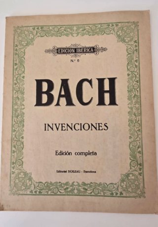 Partituras Piano Bach Invenciones N.6