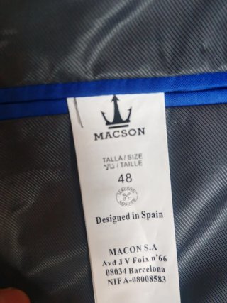Traje Macson Gris