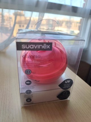 Suavinex Esterilizador Chupetes Portátil Rosa