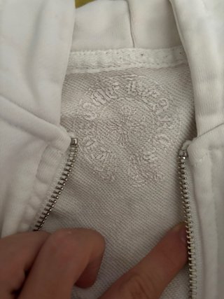 Felpa Chrome Hearts Bianca Zip