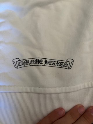 Felpa Chrome Hearts Bianca Zip