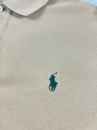 Polo Ralph Lauren L mostaza 100% algodón