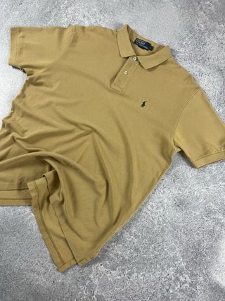 Polo Ralph Lauren L mostaza 100% algodón