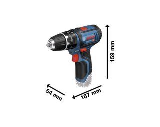 Taladro Bosch 12V 2 Baterías 2Ah