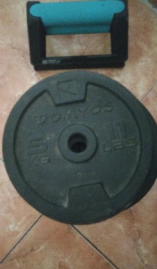 4 Discos de Mancuernas 11 lbs / 5 kg