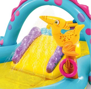 Piscina infantil hinchable con tobogán