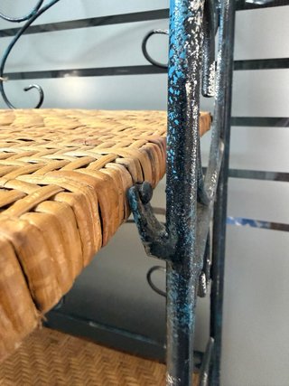 Estantería Hierro y Mimbre