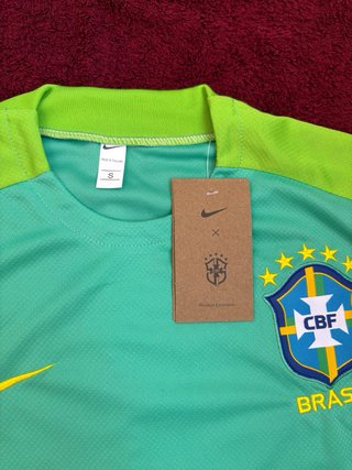 Conjunto Chandal Brasil Nike Verde y Azul
