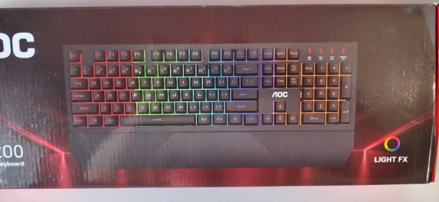 Teclado Gaming AOC GK200 RGB USB