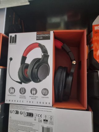 Auriculares Roseland RH-500 Studio Negros y Rojos