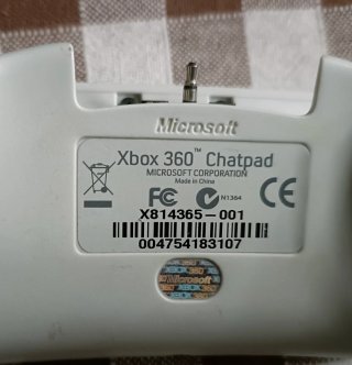 Microsoft Xbox 360 Chatpad Tastiera