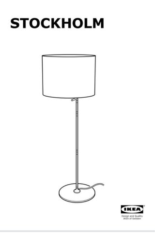 Lámpara de pie Ikea STOCKHOLM 2011