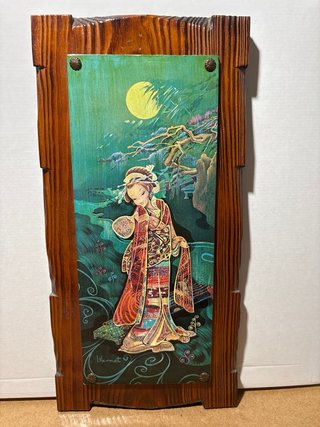 Pareja de cuadros decorativos de madera
