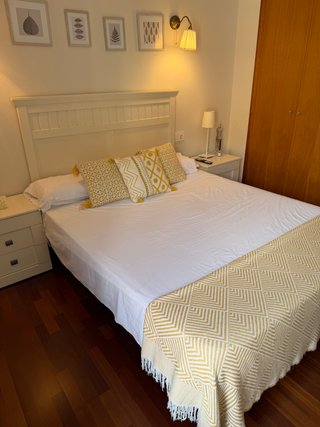 Cabecero de cama blanco