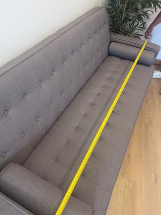 Sofá cama 3 plazas gris