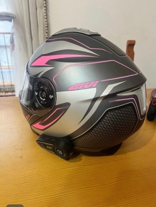 Casco Givi HRS X21 T-S Gris/Rosa