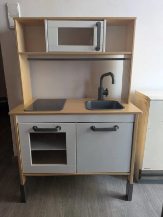 Cocinita Ikea Madera + Accesorios