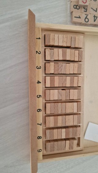 Juego de mesa Sudoku de madera