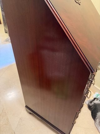 Escritorio antiguo caoba con cajonera