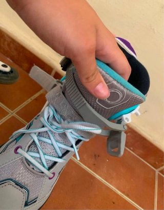 Set entero patines en línea Oxelo chica 4 ruedas