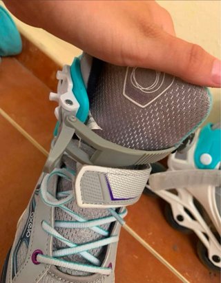 Set entero patines en línea Oxelo chica 4 ruedas
