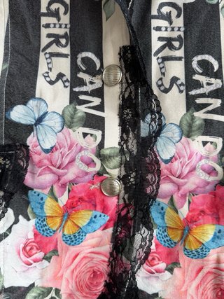 Chaqueta Nice Istanbul Estampado Floral Talla XL