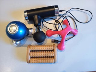 Set de Masajeadores Eléctricos y Manuales