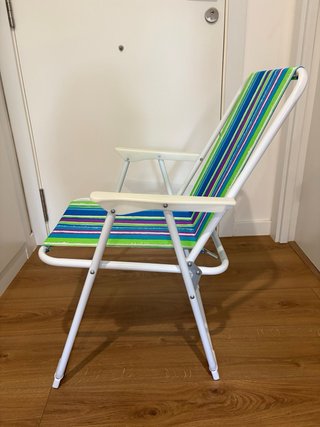 Silla Plegable Playa Rayas