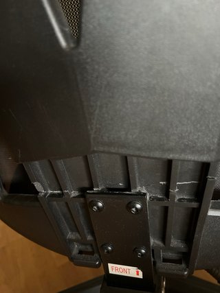 Silla de oficina ergonómica negra
