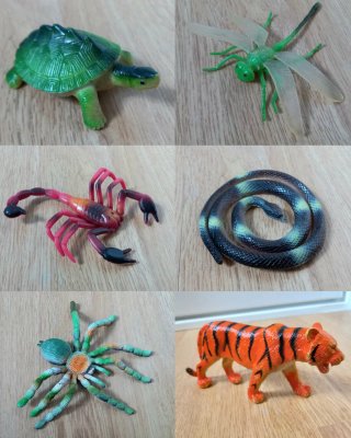 ✅️ Juguetes de animales dinosaurios insectos