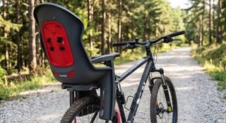 Bicicleta montaña con silla niño