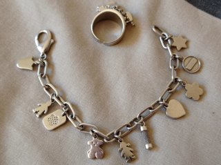 Pulsera y Anillo Tous Plata