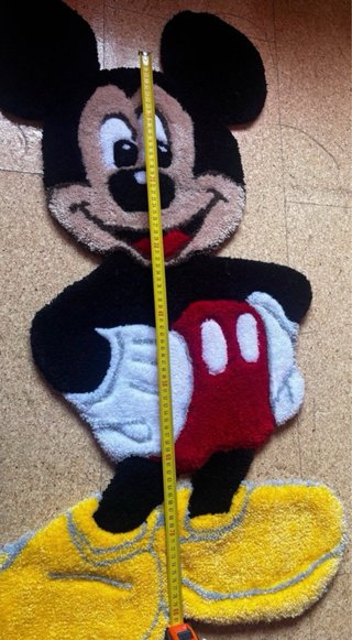 Alfombra Mickey Mouse Hecha a Mano