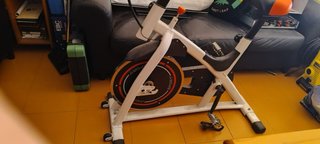Bicicleta Estática Blanca