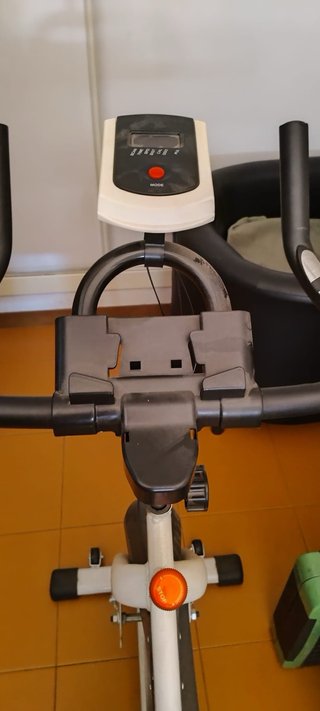 Bicicleta Estática Blanca